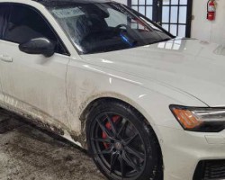 2021 Audi S6 auto glass repair in Windsor